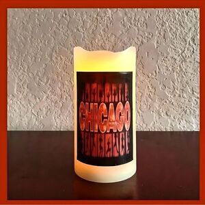 NWOT. Chicago Flameless Musical Theater Broadway Candle